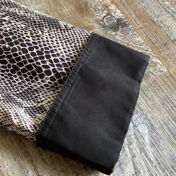 Larry Levine | Hooded SnakeskinPrint A- Line Coat in  a Tote - Picture 8 of 10